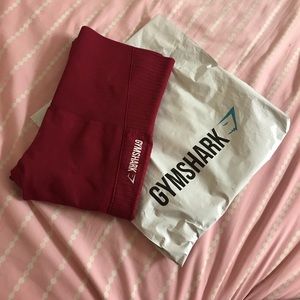 GYMSHARK HIGH WAISTED SEAMLESS LEGGINGS BEET MARL✨